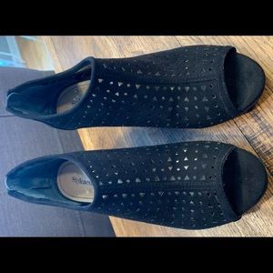 Style & Co Black Ankle Boots in size 7.